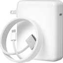 140W Charger for MacBook Pro 16 14 inch Mac Air 15 13 inch 2026 2025 2024 23 22 21 M1M5Original Quality Fast Charger Power Adapter & 6.6FT Type C to Magnetic 3 Cable LED Applicable 2021-26 (White)