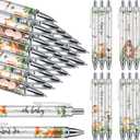 Chuangdi 24 Pcs Woodland Animals Baby Shower Ballpoint Pens Favors Bulk Retractable Ballpoint Pen Black Ink with Gifts for Guests School Supply