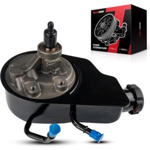 Torchbeam Power Steering Pump Compatible with 2005-2010 Silverado 2500 HD; Sierra 2500 HD, 2003-2007 H2, 96-8739 Power Steering Pump