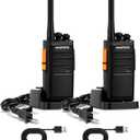 BAOFENG Radio VBT-888S Plus 2Pack Long Range Walkie Talkie Rechargeable Channel 16 Portable Two-Way Radios Walkie Talkies for Adults with 1500mAh Typc-C Charging Battery for School, Church, Cruise