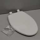 Little2Big Toilet Seat with Built-In Toddler Potty Training Seat, Slow Close, Easy to Install, Made in USA, ELONGATED, White