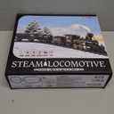 BainGesk Train Set, Christmas Train Set with Steam, Lights and Sounds, Train Sets for Around The Christmas Tree, Electric Train Toys for 3 4 5 6 7 8 Year Old Kids, Gifts for Boys & Girls Christmas