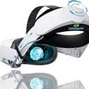 Head Strap with Battery for Oculus Quest 2, 10000mAh Battery Pack Extend 8H Playtime, Fast Charging VR Power, Adjustable Elite Strap Replacement Accessories for Oculus/Meta Quest 2