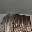 FORUP Metal Christmas Tree Collar, 20.8"/27.5" Inner Diameter Ring, Base Cover for Trees Up to 7.5Ft, Skirt Base Stand Protection from Pets (Bronze)