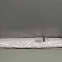 UNISHADES no Drill Cordless Roman Shades for Windows, 26" W × 64" H - Light Filtering - Linen - White