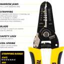 DOWELL 10-22 AWG Wire Stripper Cutter Wire Stripping Tool And Multi-Function Hand ToolProfessional Handle Design And Refined Craftsmanship.