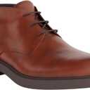 ECCO Men's London Plain Toe Chukka Boot (7-7.5, Cognac)