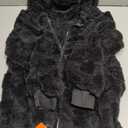 Yanekop Womens Oversized Sherpa Jacket Long Cardigan Sweaters Fuzzy Fleece Jacket Faux Fur Plus Size Coats with Pockets (Black, S)