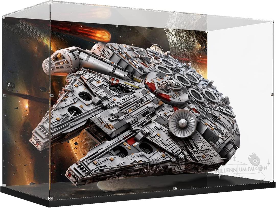 Acrylic Display Case for Lego 75192 Millennium Falcon, ONLY Display Case, Lego Model is NOT Included (For 75192 Millennium Falcon)