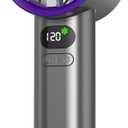 Portable Handheld Fan, 120 Speeds Cooling Ice Pad HandFan, Powerful Mini TurboFan 20H Max Cooling Time, 4500mAh Rechargeable, 15000 RPM Hight Speed Personal Travel Essentials for Women Men