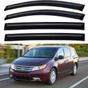 Window Visors Rain Guards for 2011-2017 Honda Odyssey, Out-Channel Window Vent Wind Deflectors Visors Shades for 11 12 13 14 15 16 17 Honda Odyssey