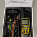 Dog Shock Collar with Remote, Dog Training Electric Collar, Waterproof Rechargeable, 1640ft Dog Shock Collar with LED Light, Beep, Vibration, Shock for Medium/Large 3 Electronic Collars Dogs