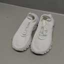 Womens Ladies Walking Tennis Shoes Slip on Lightweight Casual Running Sneakers Soft Sole Comfortable Trainers (6.5, White), 37