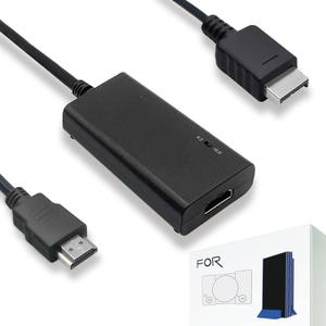 LEVELHIKE HDMI Cable for Playstation 2 & Playstation 1 Console (PS2 & PS1) PS1/PS2 to HDMI Adapter True RGB Signal Output (100% Better Video Quality) HD Converter with 4:3/16:9 Switch