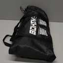 BOHEN 9x5 FT Kids Soccer Goals with Carry Bag, Portable Folding Soccer Net for Backyard Training, Indoor/Outdoor Use for Youth and Adult (9x5FT, 1 Pack, Black)