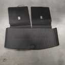 Floor Mats for 2020-2025 2026 Ford Explorer Accessories, Cargo Mat with Backrest Mat All Weather TPE Waterproof for Ford Explorer 6 Passenger Captain Seat ST Accessories 2025 2024 2023