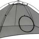 Outback Jack Cat Tent Large for Outdoor or Indoor Enclosures - Portable Playhouse Play Tents for Outside or Inside Cats & Small Animals, Kitten House Happy Habitat, 74"L x 63"W x 36"H