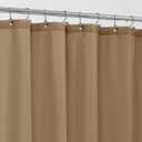 ALYVIA SPRING Extra Long Fabric Shower Curtain Liner Waterproof - 72" x 84", Soft & Lightweight XL Shower Curtain with 3 Magnets, Machine Washable - 72x84, Coffee