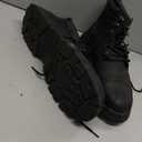 KELODON Waterproof Steel Toe Boots For Men 6 Inch Leather Steel Toe Shoes Non Slip Resistant Safety Work Boots Indestructible Lightweight Construction Boot (14, K919-black)