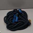 100 ft Expandable Garden Hose - 2025 Upgraded Flexible Water Hoses with 10 Spray Nozzle -Car Wash Hose with 3/4" Solid Brass Connector - Flexible Expanding Hose with 10 Pattern Spray Nozzles