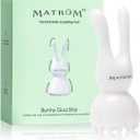 6-in-1 Rabbit Ear Gua Sha Facial Tool for Scalp Massage & Jawline Sculpting, Unbreakable Resin Lymphatic Drainage Tool for Eye Depuffing & V-Line Lifting, Ergonomic Face Massager for Home Spa