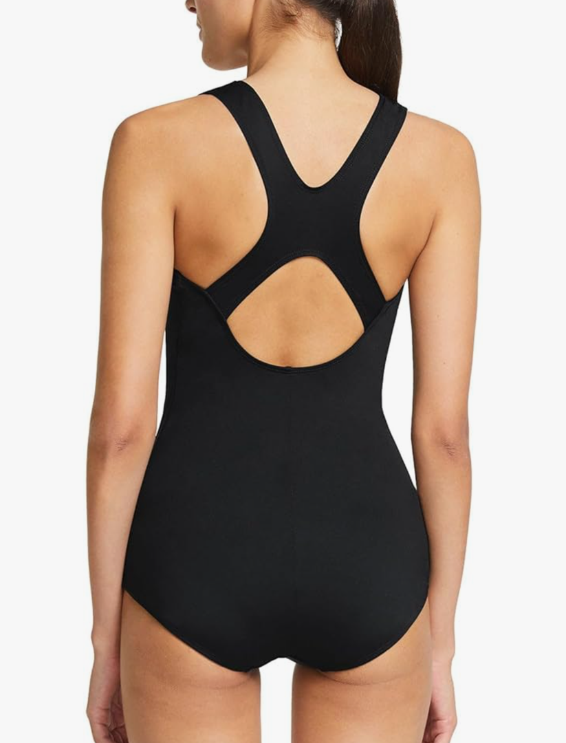 baleaf Women's Racerback Athletic One Piece Modest Bathing Suit, L