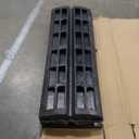 Pyle Car Driveway Adjustable Curb Ramps - 3 Pack Heavy Duty Rubber Threshold Ramp Kit Set -For Loading Dock, Garage, Sidewalk, Truck, Scooter, Bike, Motorcycle & Wheelchair Mobility- PCRBDR23