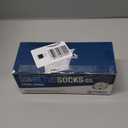 Doctor's Select Diabetic Ankle Socks with Grippers for Men and Women - 4 Pair 1/4 Length Neuropathy Socks for Women (Medium)