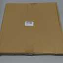 Round Solid Wood Serving Tray Extra Large Tea Coffee Snack Food Meals Serving Plate Non-Slip Kitchen Party Bar Server Ottoman Tray Breakfast Tray with Raised Edges (13inch/33cm) Black