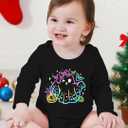 Baby Boys Girls Cotton Romper Newborn Funny Saying Bodysuit Long Sleeve Infant Neutral Jumpsuit 0-12 Months