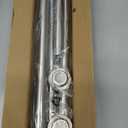 Shower Curtain Rod, 1" Diameter Heavy Duty Tension Shower Rod, Non Slip Adjustable 28-74 inch No Drill Shower Curtain Rods Spring Tension For Bathroom, Shower Stall, No Rust, Brushed Nickel