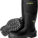 Extremus MudRidge Hunting Boots by KastKing, Mens Waterproof Insulated Rubber Boots with 6mm Neoprene, All-terrain Anti-slip Sole, Warm Cold Weather Hunting, Fishing, Hiking & Farm Boots
