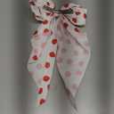 Large Hair Bows for Women Girls Red Big Strawberry Bow Hair Clips Accessories Fruit Big Bow Clips Barrettes for Styling Hawaii Birthday Party Favors 1Pcs