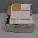 48 PCS Square Blank Ceramic Coasters - 4 x 4 Inch Unglazed Ceramic Coasters with Cork Backing Pads, Artistic Tile Coasters for DIY, Mosaics, & Crafts