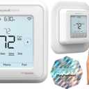 Honeywell TH6220WF2006/U Lyric T6 Pro Wi-Fi Programmable Thermostat with Stages Up to 2 Heat/1 Cool Heat Pump or 2 Heat/2 Cool Conventional with Large Wall Plate