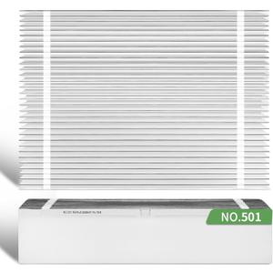 FURCIELOS 501 Replacement Filter Compatible with AprilAire 5000 Whole-House Air Purifier, 5000 Replacement Filter 16x25x6 MERV-15 Equivalent Filter,2-Pack