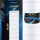 POOLPURE PLFPJANCS200 Pool Filter Replaces Jandy CS200, PJANCS200, Ultral-B9, R0462400, Unicel C-8418, Filbur FC-0823, Aladdin 35002, 200 Sq.ft Filter Cartridge 1 Pack