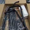 Rolling Clothing Racks for Hanging Clothes, Garment Rack for Clothes to Hang, Metal Portable Wardrobe Rack for Coats, Jackets, Shirts, Dress,Black