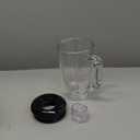 Anbige Replacement Parts 5-Cup Glass Jar with Lid,Compatible with Black&Decker Blender BL1110BG / BL1210RG/ BL1820SGM/ BL2020/ BL2010BG