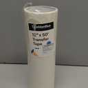 TapeManBlue Paper Transfer Tape for Vinyl, 12" x 50' Roll, Made in America, Premium Vinyl Transfer Tape for Crafts, Decals, and Letters