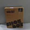 SEE SPRING X-Large Shoe Storage Box Fit Size 11, Clear Plastic Stackable Shoe Organizer for Closet, Space Saving Foldable Shoe Rack Sneaker Container Bin Holder, 12 Pack Clear