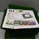 XLX TURF 12 Pack Artificial Grass Square Mats, 12"x12" Fake Grass Placemats for Easter Table Centerpiece, Realistic Synthetic Turf Patch for Football Golf Party Decor, Pet Dog Potty Grass, DIY Crafts