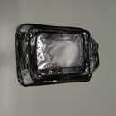 AURUZA Clear Makeup Bag,Portable Travel Toiletry Bags with Zipper, TSA Approved Clear Organizer Bags, PVC Cosmetic Pouch for Airport Airline Compliant (4 Packs Black)