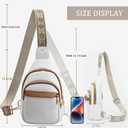 Crossbody Bags for Women Sling Bag Anniversary Birthday Gifts for Girlfriend Wife Her Fanny Pack Chest Anti Theft Purse Christmas Small Gifts for Mom Secret Santa Gift Ideas Mothers Day