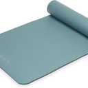 Gaiam Thick Yoga Mat, Exercise & Fitness Mat with Easy-Cinch Carrying Strap, 72"L x 8"W x 8"Th