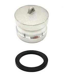 2PCS Aluminum Type DP Cam and Groove Fitting, Female Coupler x Female NPT, with 2PCS Camlock Gasket Fitting (2")