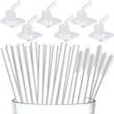 Thermos Funtainer 12oz Straw Set - 12 Silicone Straws + 6 Pop-up Stems + 6 Cleaner Brushes