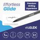 Eziglide TriGrip Ballpoint Pens Ink 50-Pack, Ballpoint Pens Multipack, Medium Point (1.0mm) for Smooth Handwriting & Consistent Flow Triangular Barrel Pens for School, Home & Office (50, Pink)