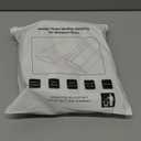 Weather Stripping Door Seal Strip, 196 * 2 inch Wedge-Shape Window Foam Seal Strip, Soundproofing, Winter Insulation Tape Strip for Frame, Noise Blocker, Door Gap Filler for Exterior (White)