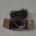 17 Pcs Halloween Village Accessories Set - 8 Black Pine and 8 Bare Branch Trees with 9.84 ft LED Orange Light - Battery Operated Village Tabletop Displays Spooky Tree for Party Table Decor